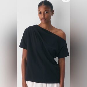 Aritzia Script Top - Navy
